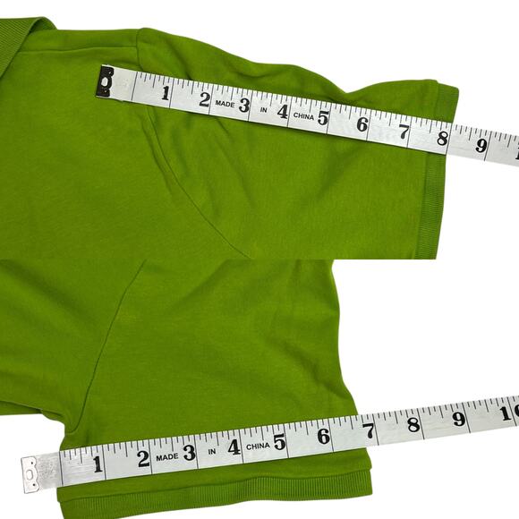 Lane Bryant Polo Style Top Plus Size 14/16 Green 100% Liquid Cotton - Picture 12 of 12